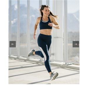 Zyia Navy Primo Mesh Hi-rise 7/8 24" (8-10)